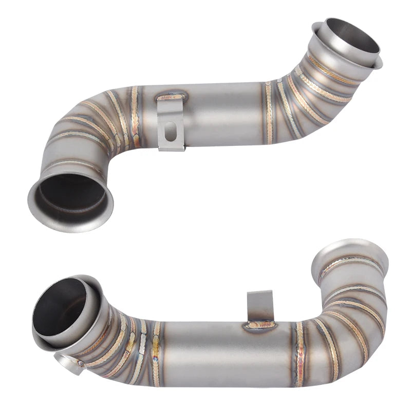 Slip On For CFMOTO 800 MTX MT-X800 MTX800 2024 2025 Stainless Steel Middle Link Pipe Motorcycle Exhaust System Escape Muffler