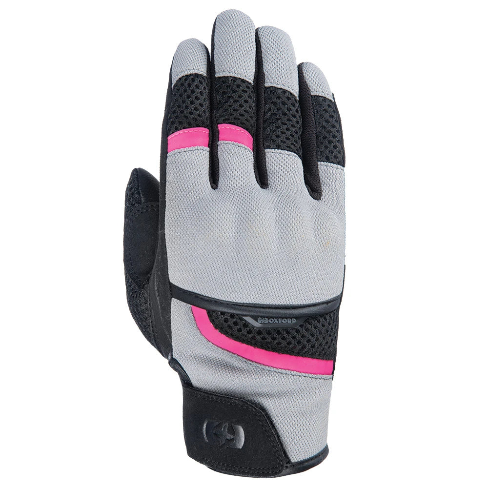 Oxford GM18110/GW21110-biker glove man or woman model Brisbane Air summer size XS to 3XL breathable leather motorcycle