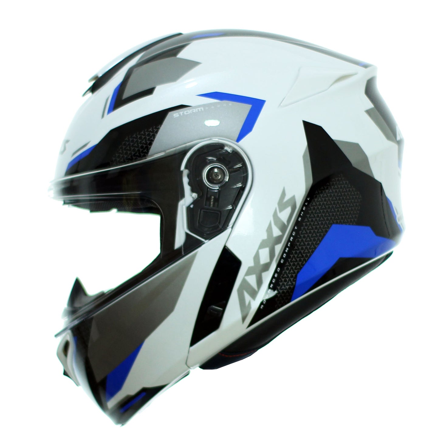 Axxis Storm FU406SV SV Drone A3-motorcycle helmet Modular adult biker Solar glasses. XS-XL scratch screen