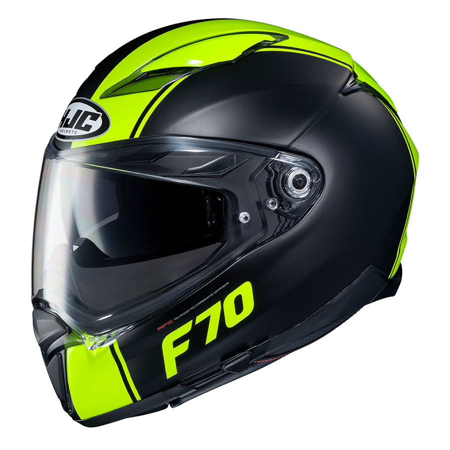 HJC F70-Mago model motorcycle helmet MC1SF size S-L (custom sizes) fiberglass, motorcycle