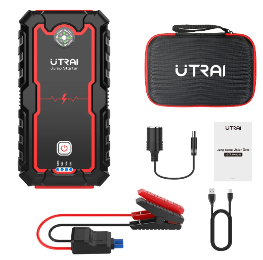 UTRAI 2000A Jump Starter Power Bank Portable Charger Starting Device For 8.0L/6.0L Emergency Battery Jump Starter