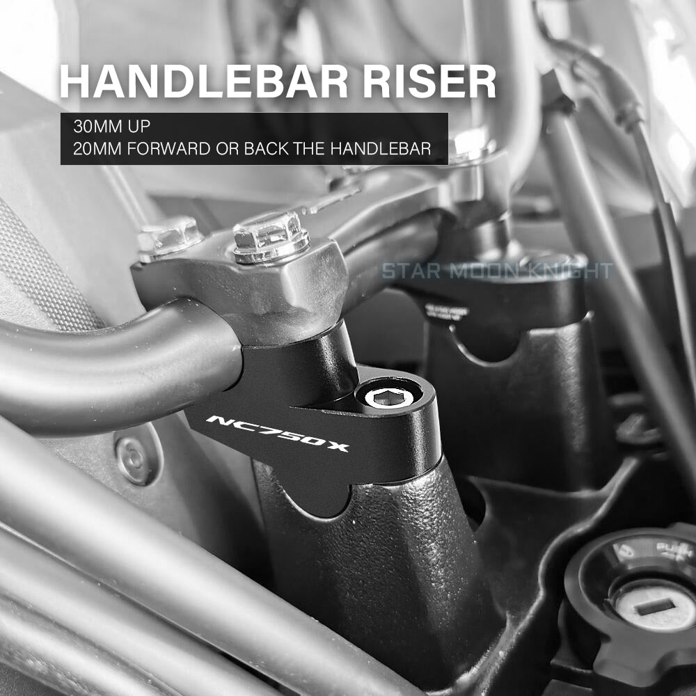 For Honda NC 750 X NC750X 2016 - 2021 CB500X CB500F CB300F Motorcycle Accessories Riser Lifting Handlebar Clamp Handlebar Riser