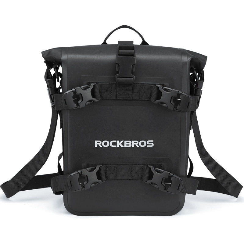 Rockbros Motorcycle Bag Side Bag Waterproof Side Luggage  Motorcycle Travel Bag Quick-Release Riding Guard Bar Bag Bike Tail Bag