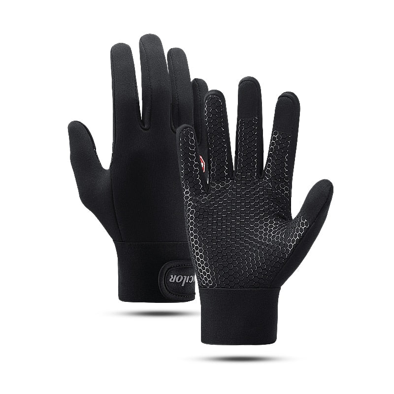 Winter Cycling Gloves With Wrist Support Touch Screen Bicycle Gloves Outdoor Sports Anti-slip Windproof Bike Full Finger Gloves