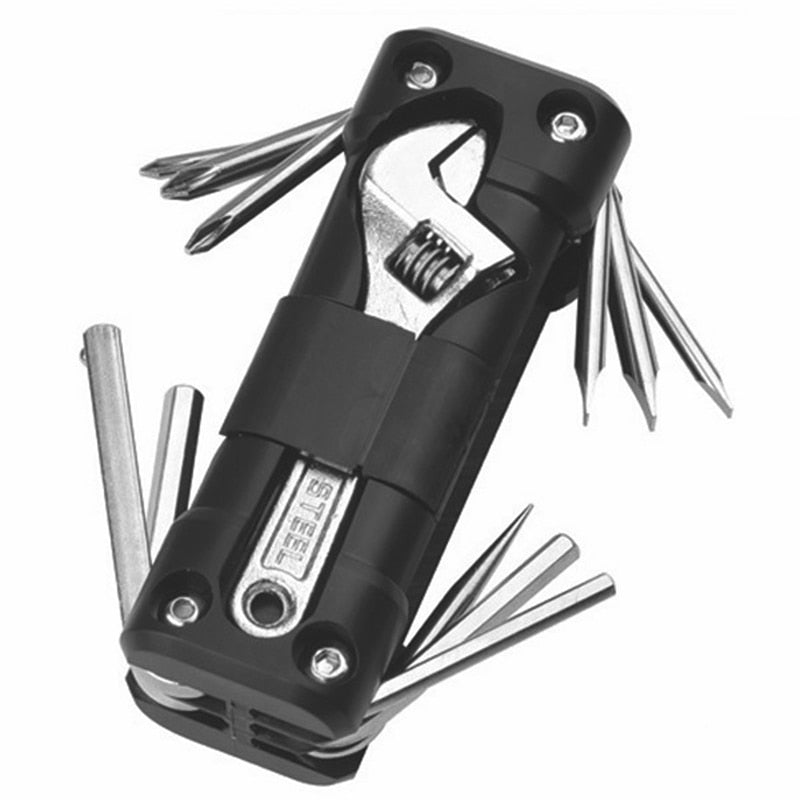 Multifunction Tool Kits Multitool Tire Repair Tool Set with Screwdriver Chain MTB Road Cycling Bike Accessories