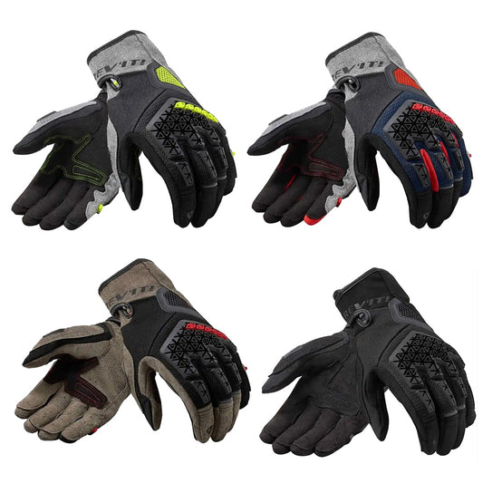 Revit Mangrove Gloves Mesh Textile Genuine Leather Motorcycle Motocross Raing Riding Touch Screen