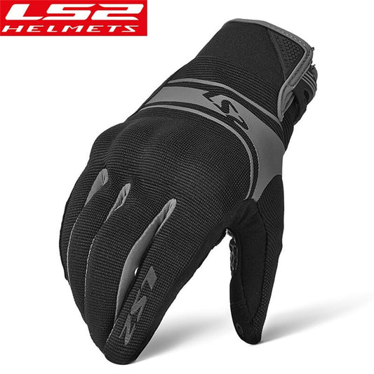 LS2 MG001-2 Gloves Riding Moto Motorcycle Gloves Protective Motocross Motor Glove Male Biker Phone Screen Touch Gloves