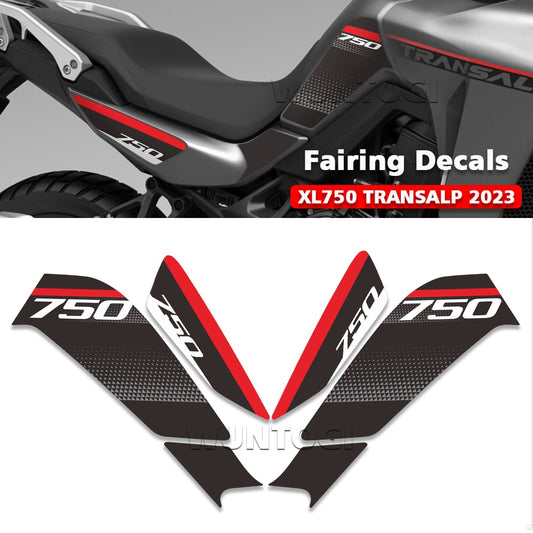 Fairing Protector For Honda XL750 Transalp 2023 Motorcycle TankPad XL750 Accessories Protection Stickers Decals Fuel Tank Pad