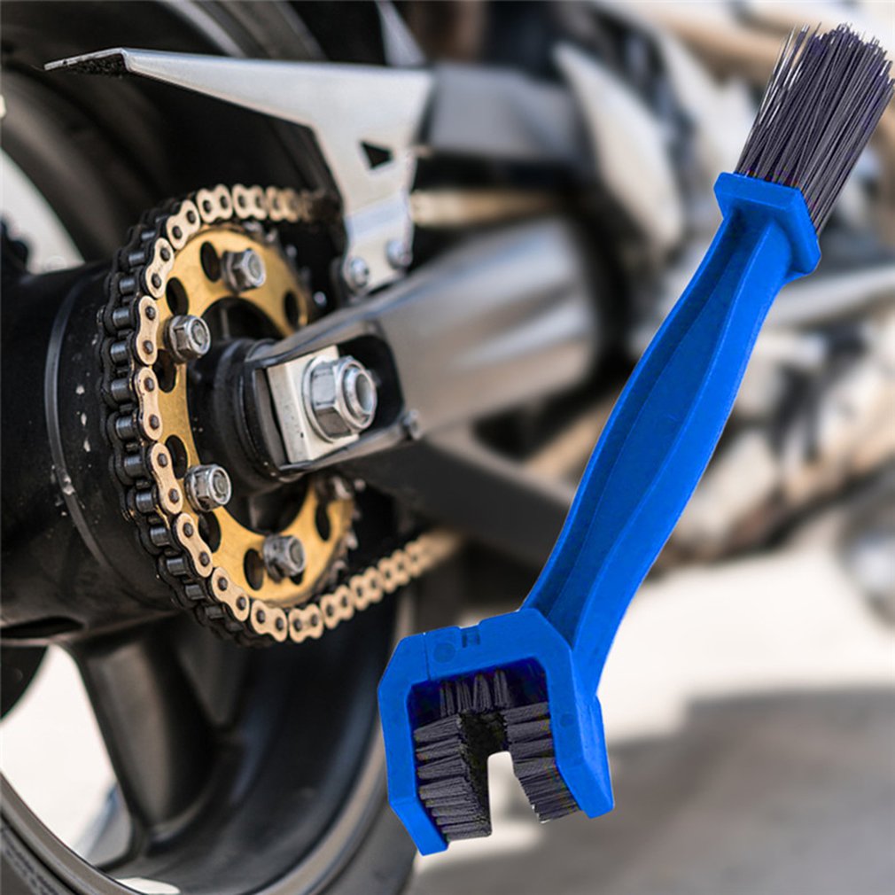 Motorcycle Bicycle Chain Brush Cleaning Brush Electric Car Bicycle Chain Flywheel Maintenance Cleaner Gear Grunge Brush Tool